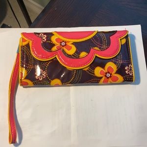 Vera Bradley “Buttercup Frill “VINYL PETAL WALLET